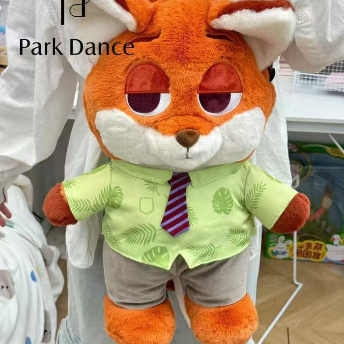 Wholesale Cute Cartoon Fox Plush Backpack Bag Large Capacity Student Schoolbag Travel Backpack