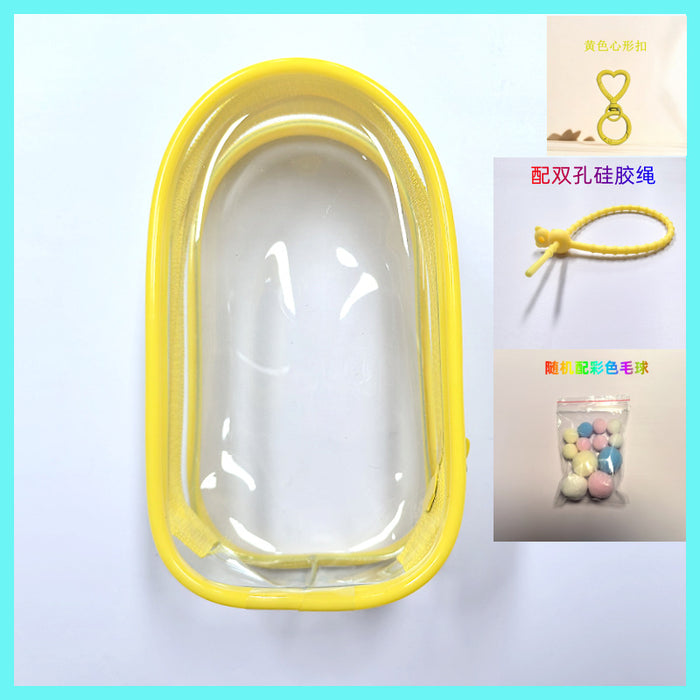 Wholesale Highly transparent vinyl plush pendant