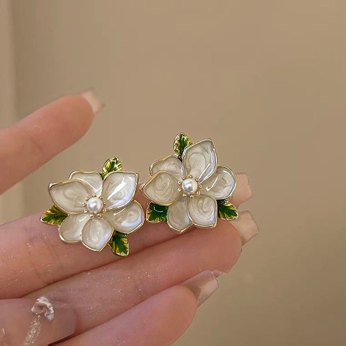 Wholesale Green Alloy Earrings JDC-ES-Guany009