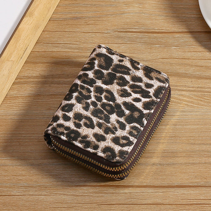 Wholesale Leopard Print Multi-Functional Card Holder Wallet