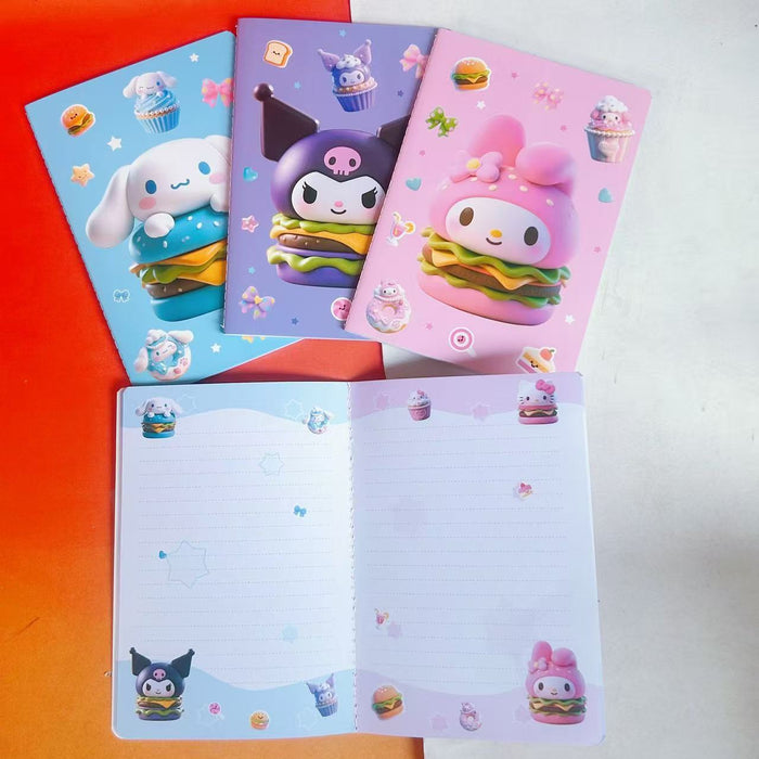 Wholesale Cute Cat Design Thread-Bound Paper Notebook for Student Diary Gift