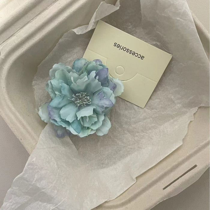 Wholesale Simulated flower hair clip, bangs clip, flower side clip, broken hair clip, duckbill clip, hair clip