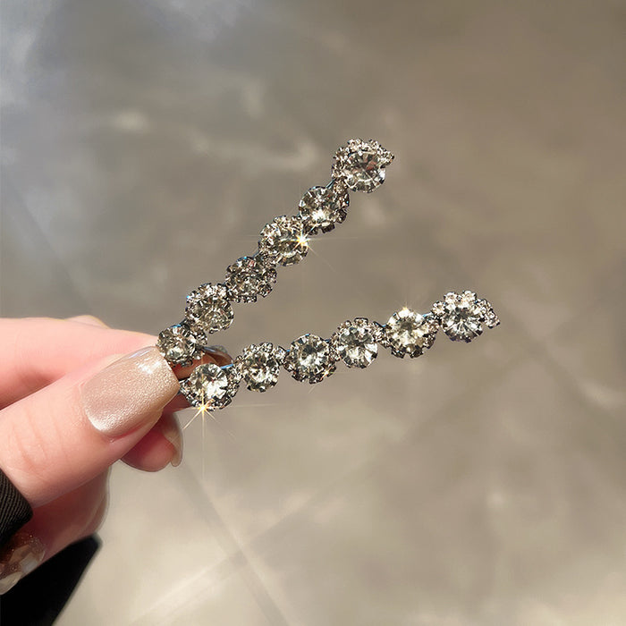 Wholesale Flash Diamond Hairpin Clip Bangs Fairy Temperament Side Clip