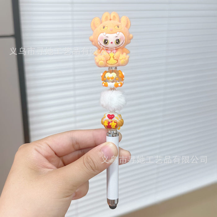 Wholesale DIY Cute Beaded Pen for Mobile Phones and Tablets Touch Screen Gel Ballpoint Pen