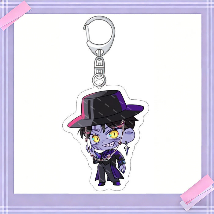 Wholesale 10pcs/set K-POP anime merchandise acrylic keychains and pendants