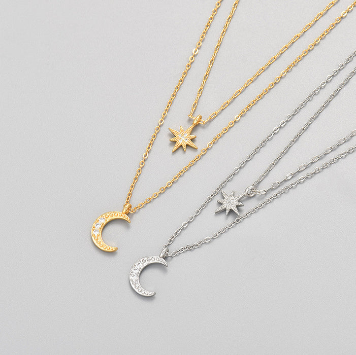 Wholesale Double layered necklace collarbone chain