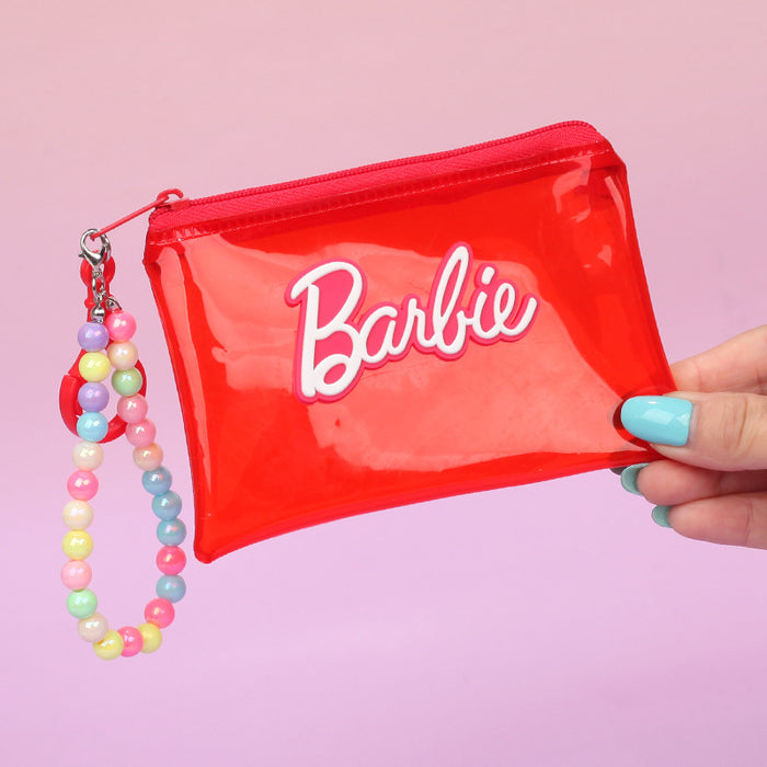 Wholesale Trendy Transparent Pink PVC Coin Purse Candy Style Wedding Favor Decorative Car Key Accessory For Resale