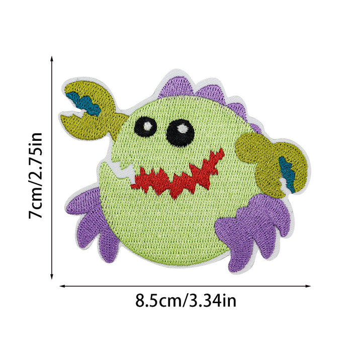 Wholesale Small Monster Embroidered Cloth DIY Patches
