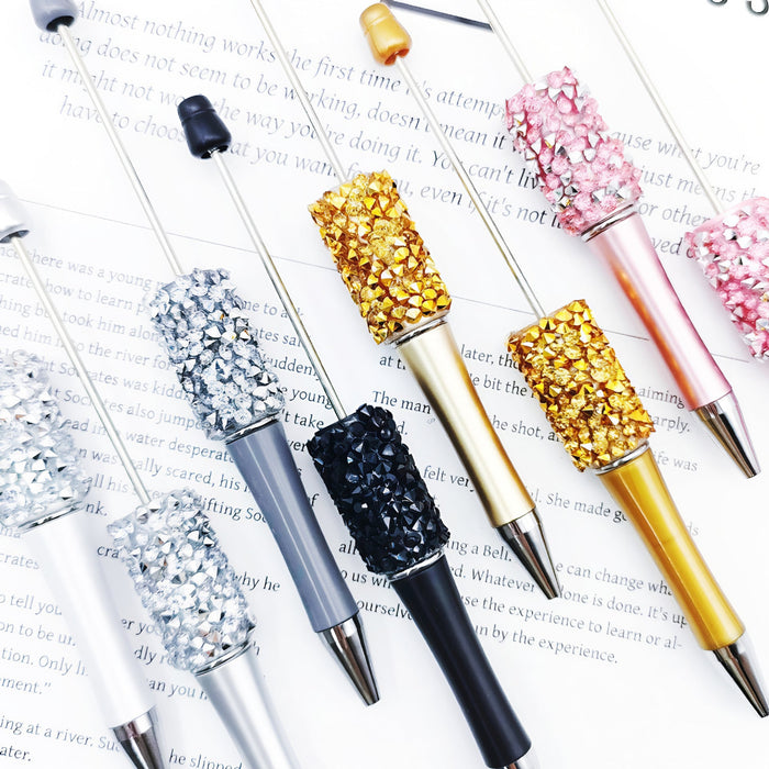 Wholesale Beadable Pens Resin Rhinestone Sticker DIY Pen JDC-PN-ShuY009