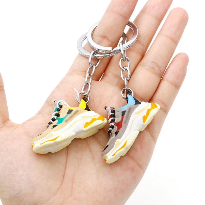 Wholesale PVC Basketball Shoe Model Keychain JDC-KC-QLPing012
