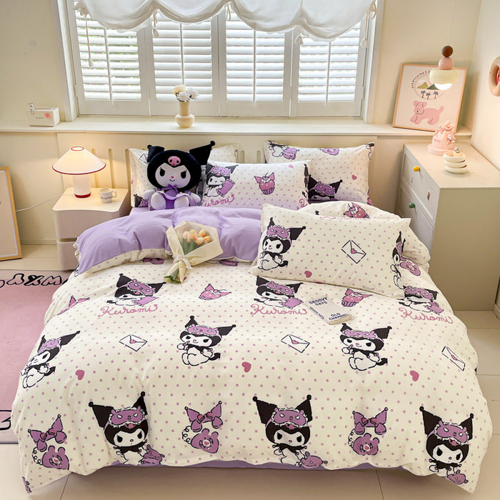 Wholesale Cartoon Bed Sheets, Dust Covers, Protective Covers, Skin Friendly and Frosted Bed Sheets JDC-SEE-AiErMei003