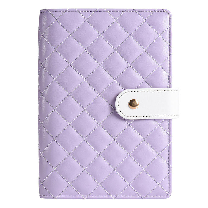 Wholesale Macaron Pu Leather Loose-Leaf Accounting Notebook Creative Cash Budget Financial Planning Notebook