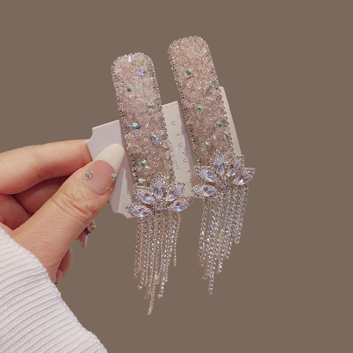 Wholesale Crystal Tassel Hairpin Women's Hair Clip