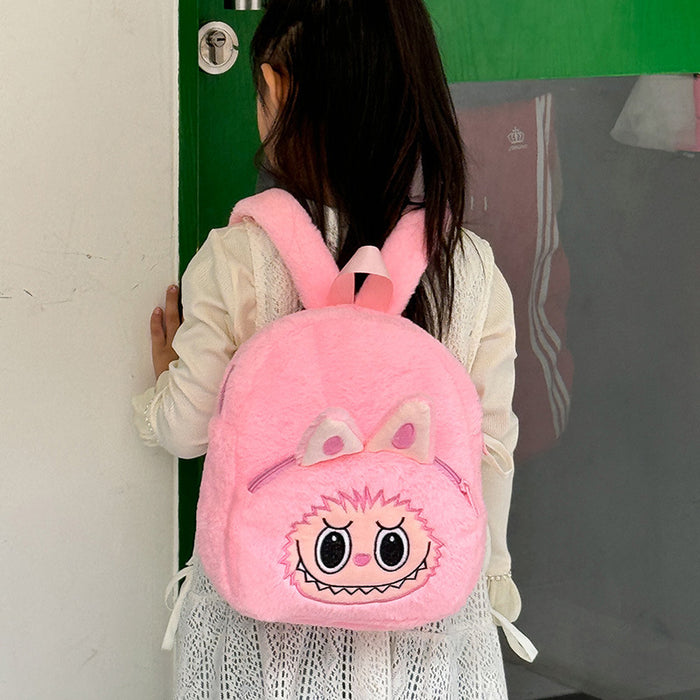Wholesale Cartoon Children' s Plush Cute Cartoon Shoulder Bags