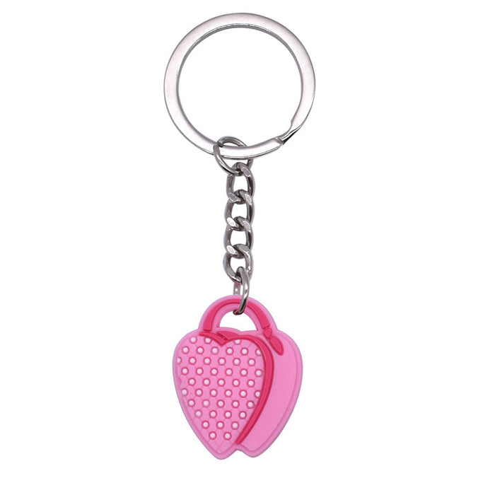 Wholesale Cute Soft Pvc Keychains Pendant JDC-KC-XinChuang002