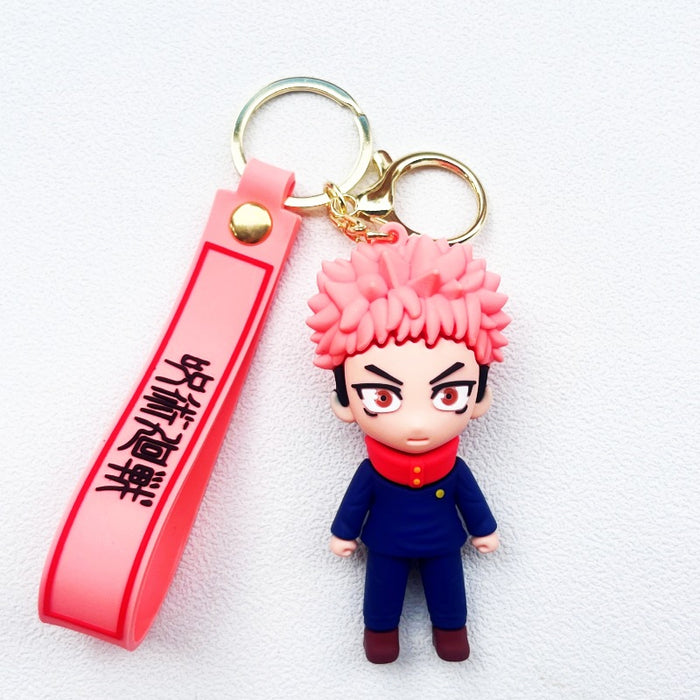 Wholesale PVC Cute Cartoon Doll Keychain JDC-KC-WuYi068