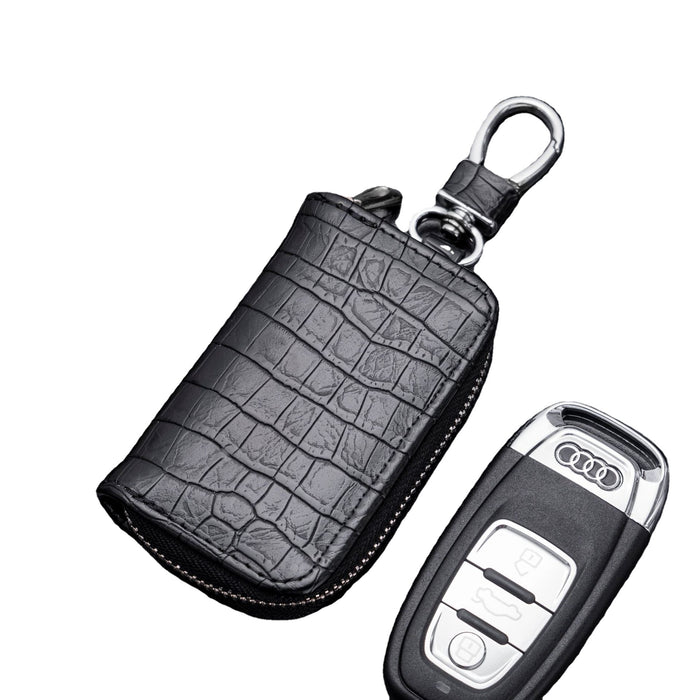 Wholesale Business Universal Car Key Bag Crocodile Pattern Zipper Car Key Protection Cover Car Supplies JDC-KC-XQ001