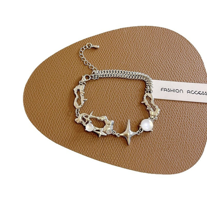 Wholesale Irregular hollow design bracelet