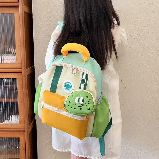 Wholesale Medium and Large small size Kindergarten Backpack Nylon Lightweight Schoolbag Boys' Universal Bag Clove Style Children's Bag