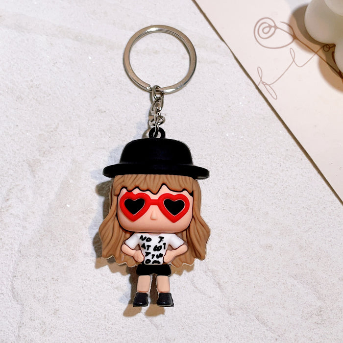 Wholesale Silicone Cartoon Creative Keychains JDC-KC-QW004