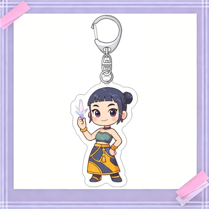 Wholesale 10pcs/set K-POP anime merchandise acrylic keychains and pendants
