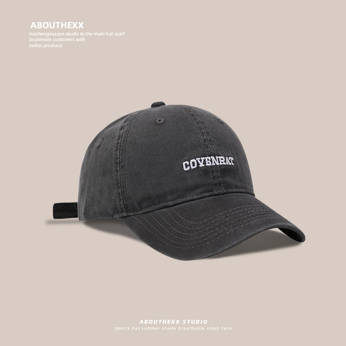 Wholesale Washed Hat Men's and Women's  Double Baseball Cap Face Small All-match Soft Top Cap Trendy