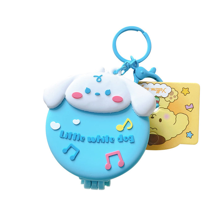 Wholesale Cartoon Portable Folding Airbag Comb Keychain Portable Comb Mirror Dual-Purpose Mini Mirror (S) JDC-KC-YanG015