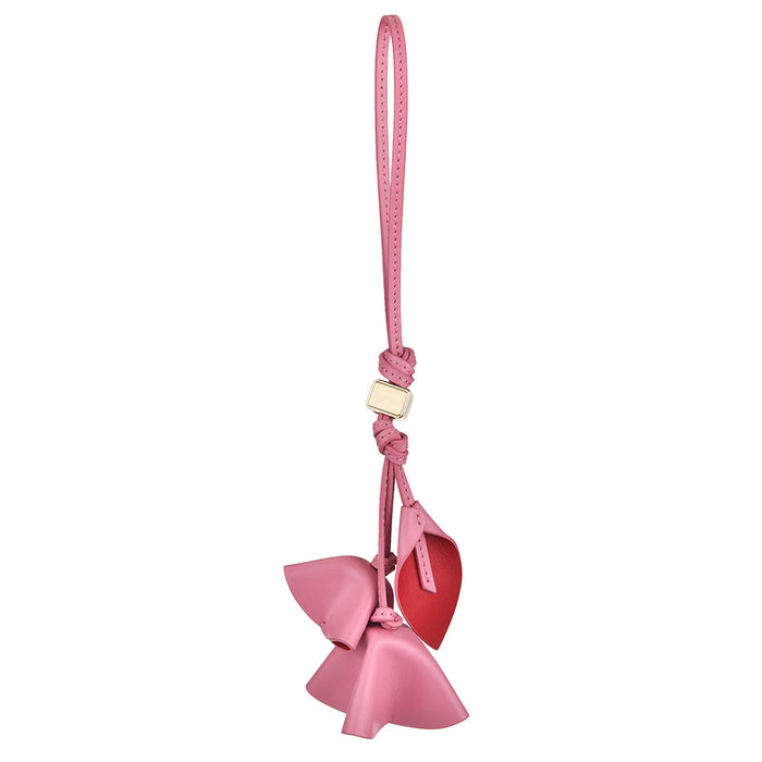 Wholesale Flower Tassel Leather Bag Charm Petal Keychain Stylish Women S Fashion Accessory Gift Boutique Resale