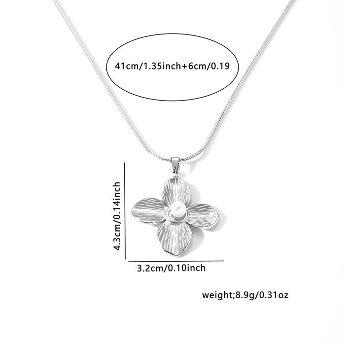 Wholesale Fade-Resistant Sweater Chain — Niche,  Light Luxury  and Sophisticated Titanium Steel Necklace