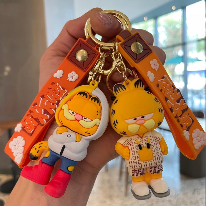Wholesale Creative Cartoon Keychain Cute Cat Doll Bag Pendant Couple Keychain Small Gift Wholesale