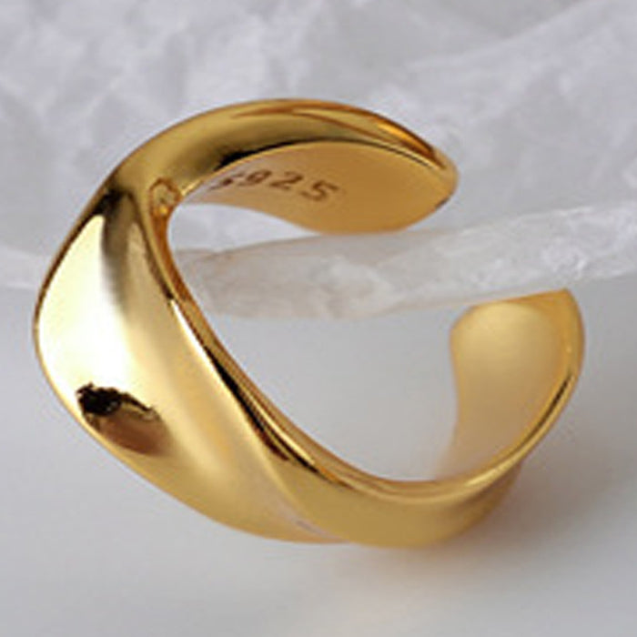 Wholesale s925 Sterling Silver Twist Ear Clip Women's ins Cold Style Ear Clip