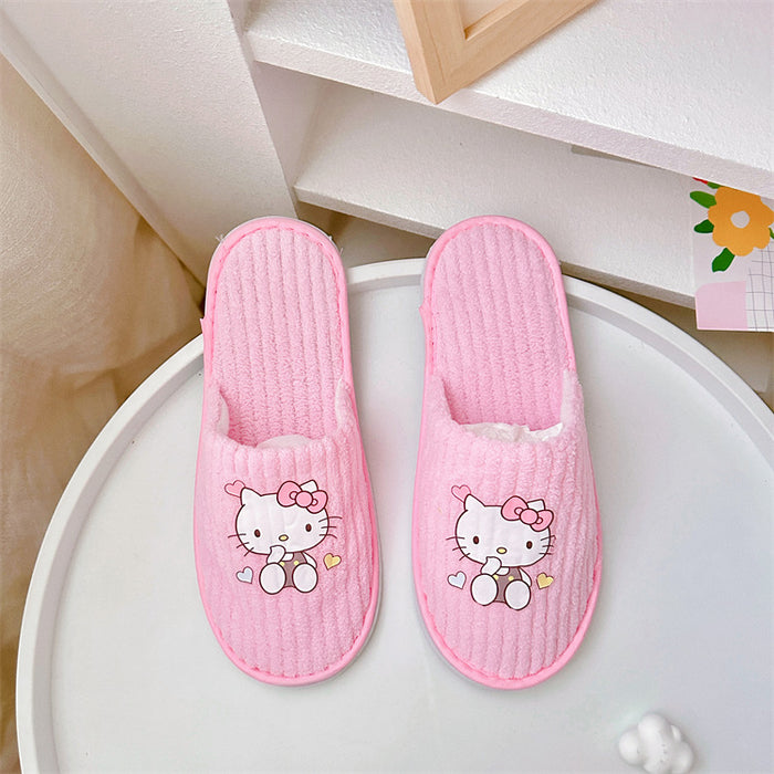 Wholesale Coral Fleece Cartoon Non-slip Slippers JDC-SP-Ceguan001