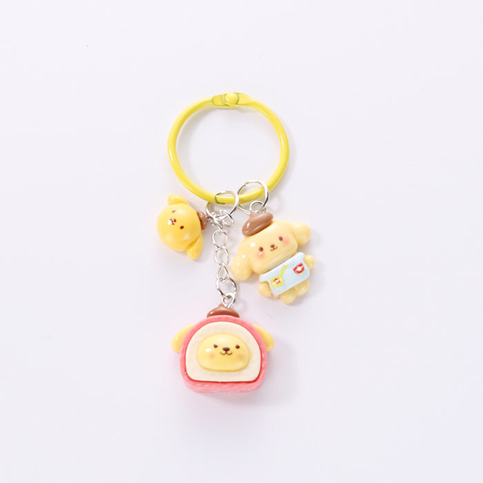 Wholesale Card Ring Cute Pendant Keychain (S) JDC-KC-HuiM002