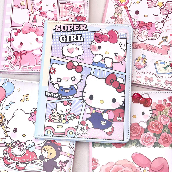 Wholesale Cute Cat Dog Cartoon A5 Soft Leather Notebook Journal Full Color Pages for Diary and Daily Notes