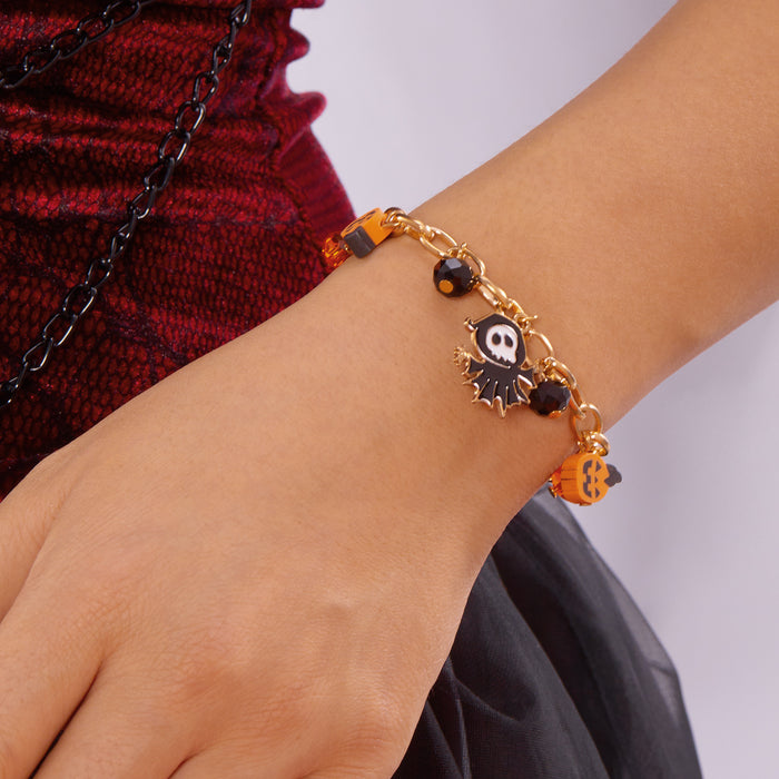 Wholesale  series bracelet funny ghost death pumpkin pendant bracelet