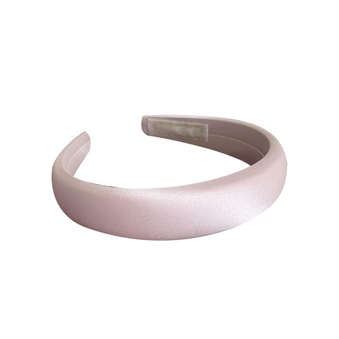 Wholesale Satin headband, new style, wash face headband, stylish and stylish, pressed hair, simple headwear