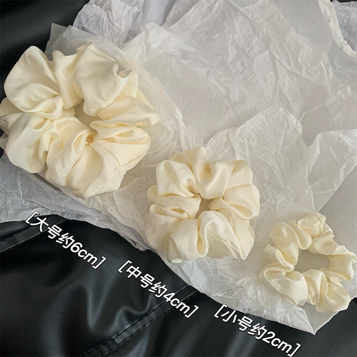 Wholesale fabric silk satin hair rope JDC-HS-Shengxuan002