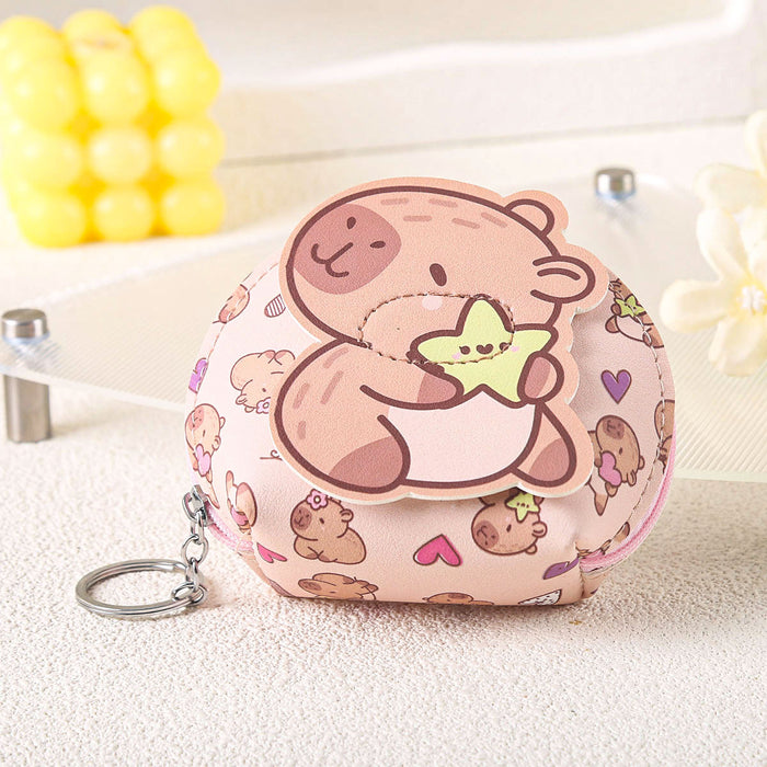 Wholesale Wallet Portable Storage Bag Capybara Pendant Small Backpack Claw Machine