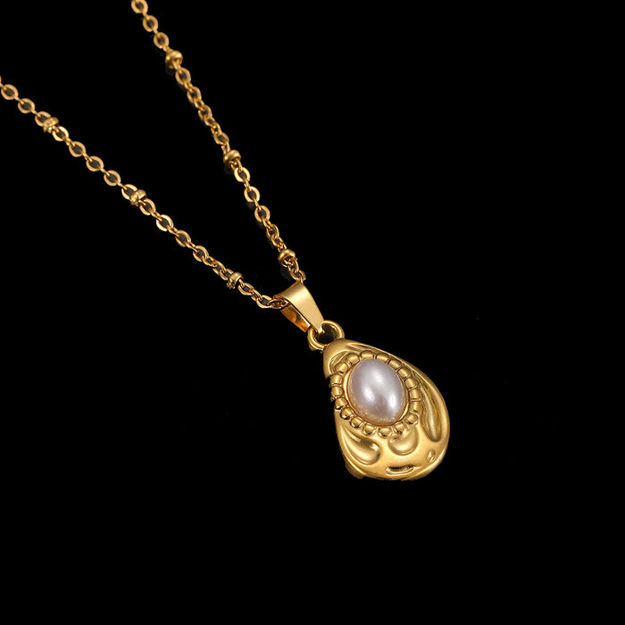 Wholesale Stainless Steel Gold Accessories Bow Necklace