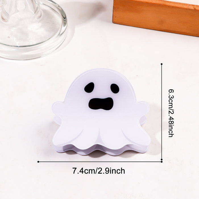 Wholesale PVC  Ghost Shark Hair Claw Clip Funny Hair Gripper For Festive Everyday Styling And Boutique Resale