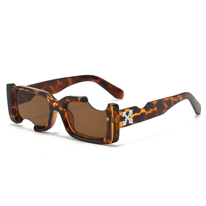 Wholesale sunglasses  box gap sunglasses colorful jelly color men's and women's sunglasses