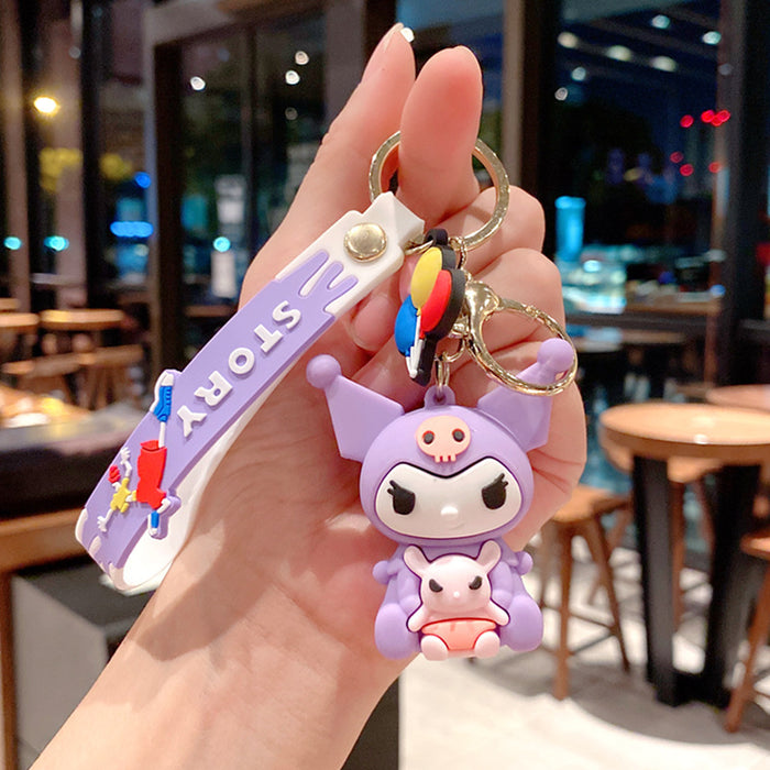 Wholesale PVC Cartoon Doll Keychain JDC-KC-YiD033