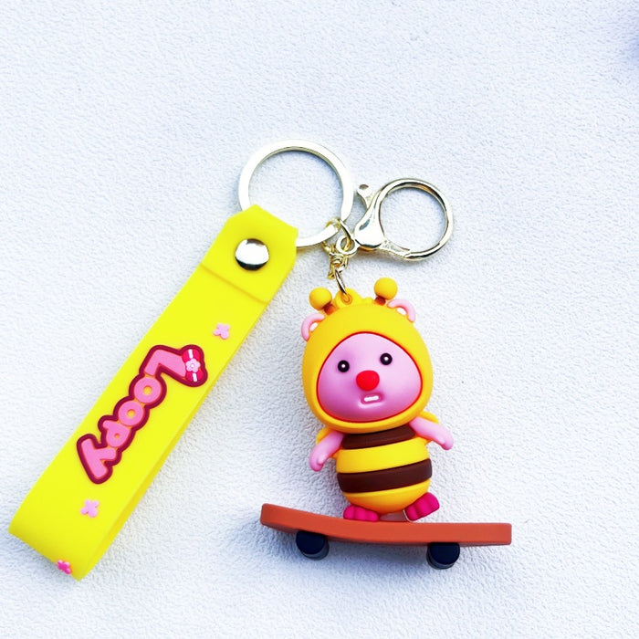 Wholesale PVC Cute Cartoon Doll Keychain JDC-KC-WuYi071