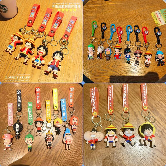 Wholesale Silicone Cartoon Doll Keychain JDC-KC-MingT230