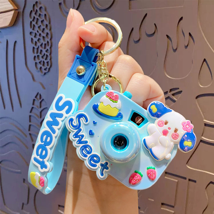 Wholesale Cute Cartoon Projection Camera PVC Keychain JDC-KC-ZhongC013