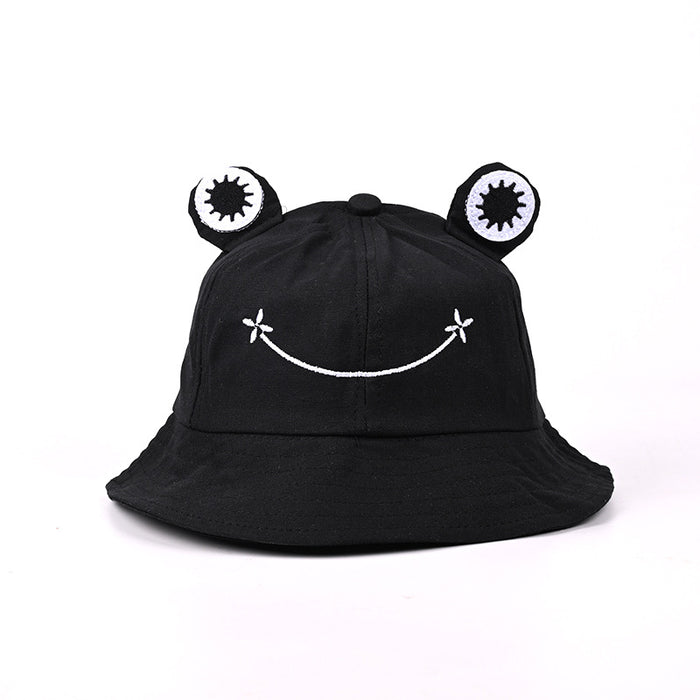 Wholesale Fisherman hat frog children's Children's hat Sun-proof basin hat