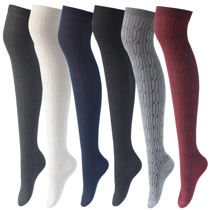 Wholesale Long leg socks over knee socks, knitted thigh socks, long leg socks over knee high socks