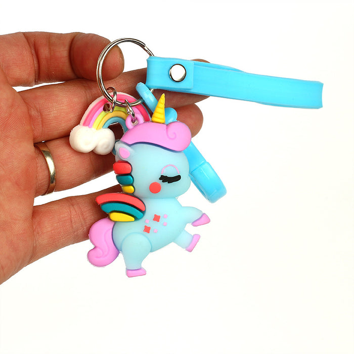 Wholesale Pony Doll Bag Pendant PVC Soft Glue Cartoon Keychain JDC-KC-Aohong015