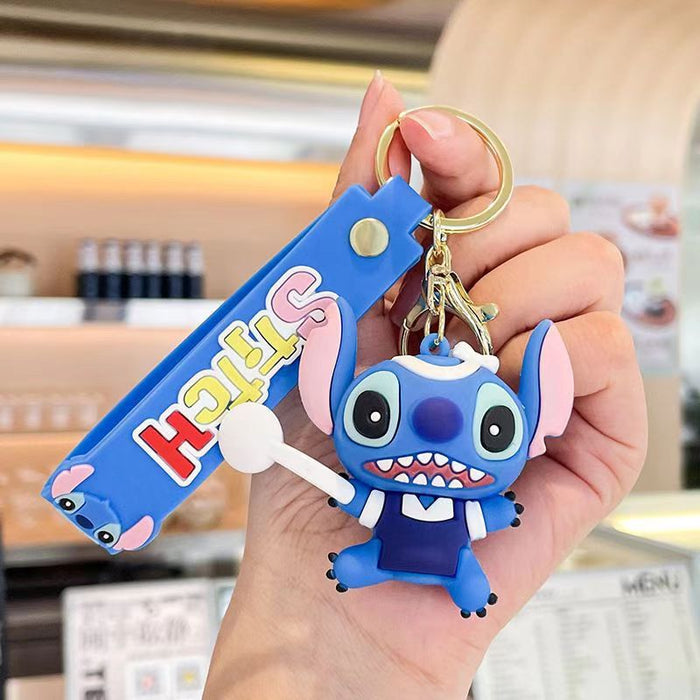 Wholesale  Keychain Car Pendant  Cartoon Couple Bag Key Chain Hanging