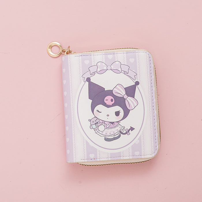 Wholesale Cute Cartoon Print Short Kids Wallet